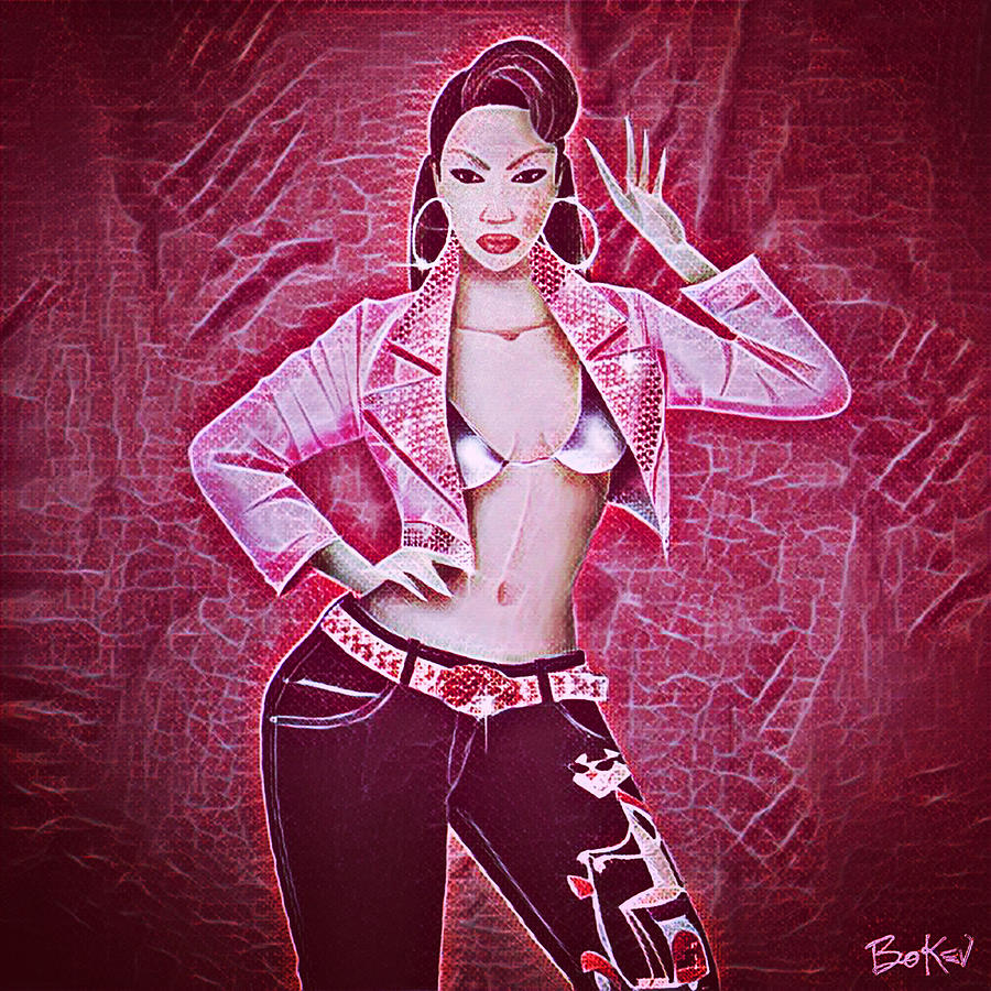 Beyonce - Check On It - RMX Digital Art by Bo Kev