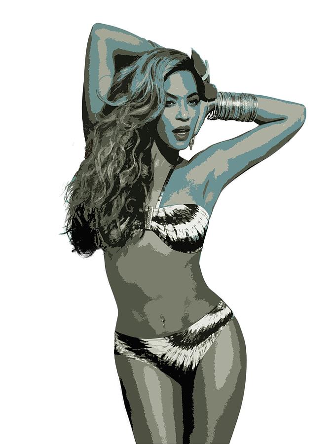 Beyonce Cutout Art Digital Art by David Dehner
