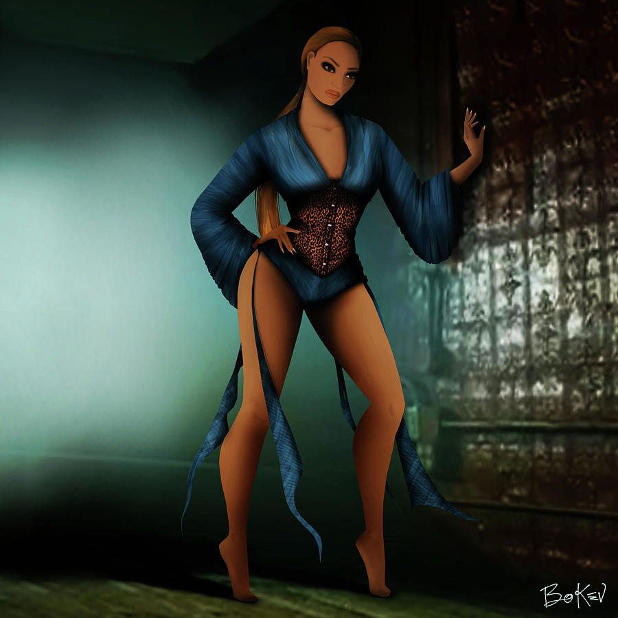 Beyonce - Deja Vu 3 Digital Art by Bo Kev