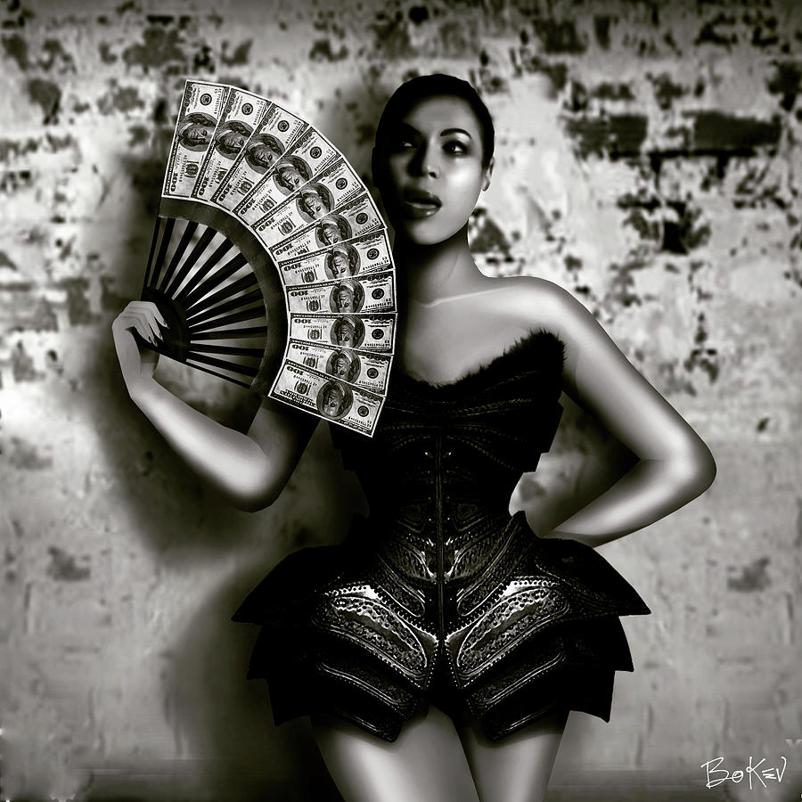 Beyonce - Diva 4 Digital Art by Bo Kev