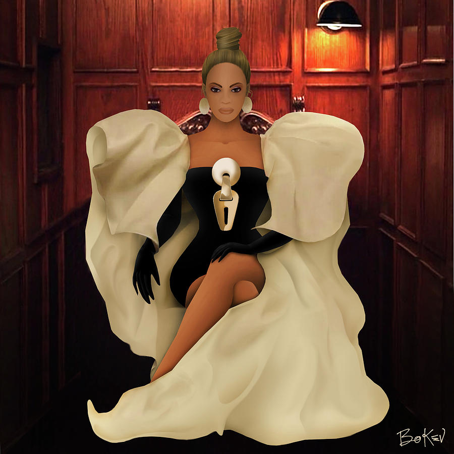 Beyonce - Family Feud 2 Digital Art by Bo Kev