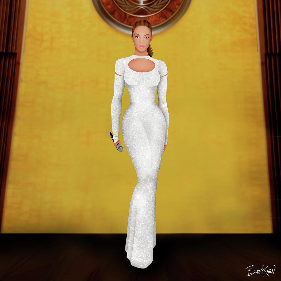 Beyonce - I Was Here Digital Art by Bo Kev