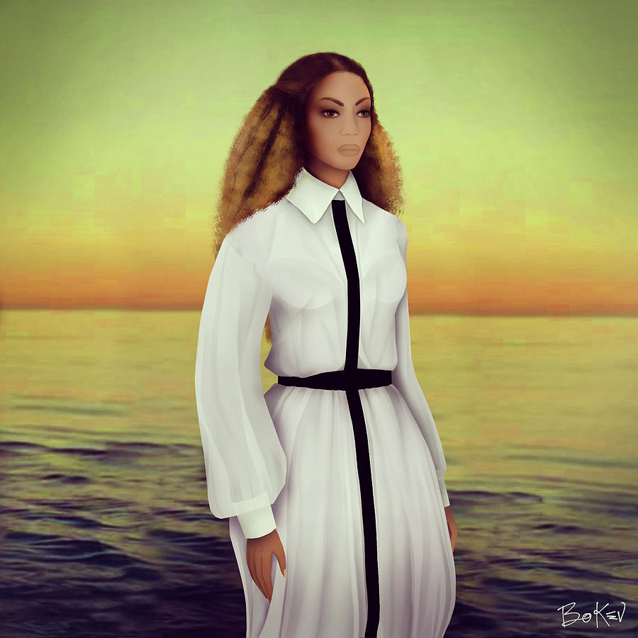 Beyonce - Love Drought Digital Art by Bo Kev