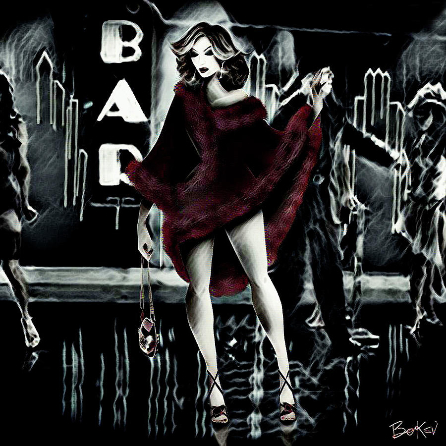 Beyonce - Naughty Girl 1 - RMX Digital Art by Bo Kev