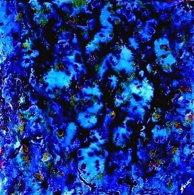 Abstract Painting - Beyond Blue by John Salko