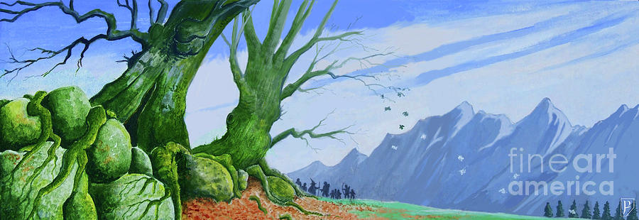 Beyond Rivendell Painting by Gordon Palmer