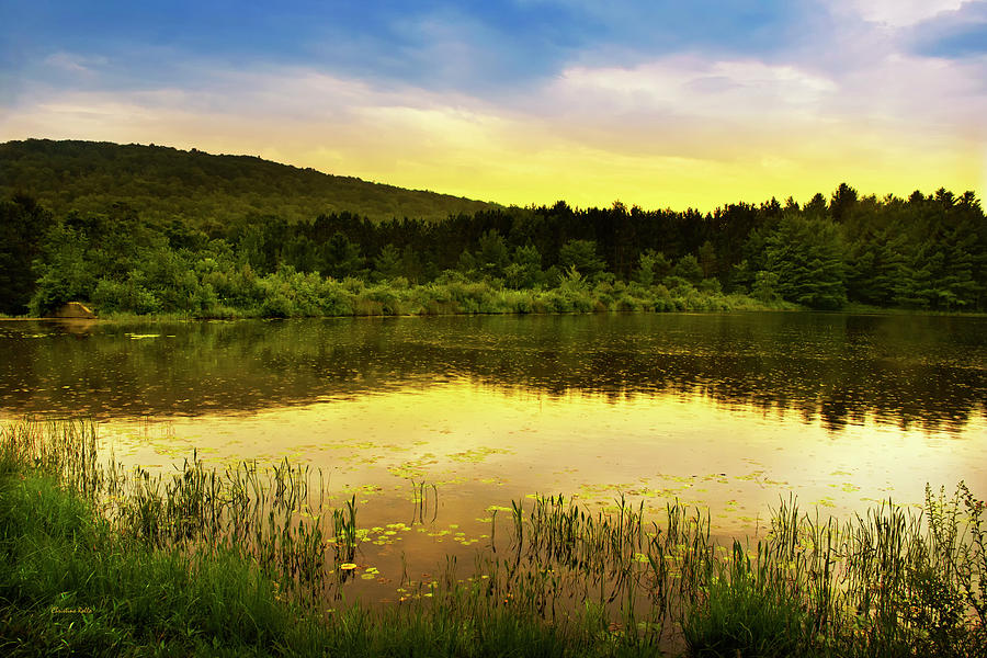 Beyond Sunset Landscape Photograph by Christina Rollo