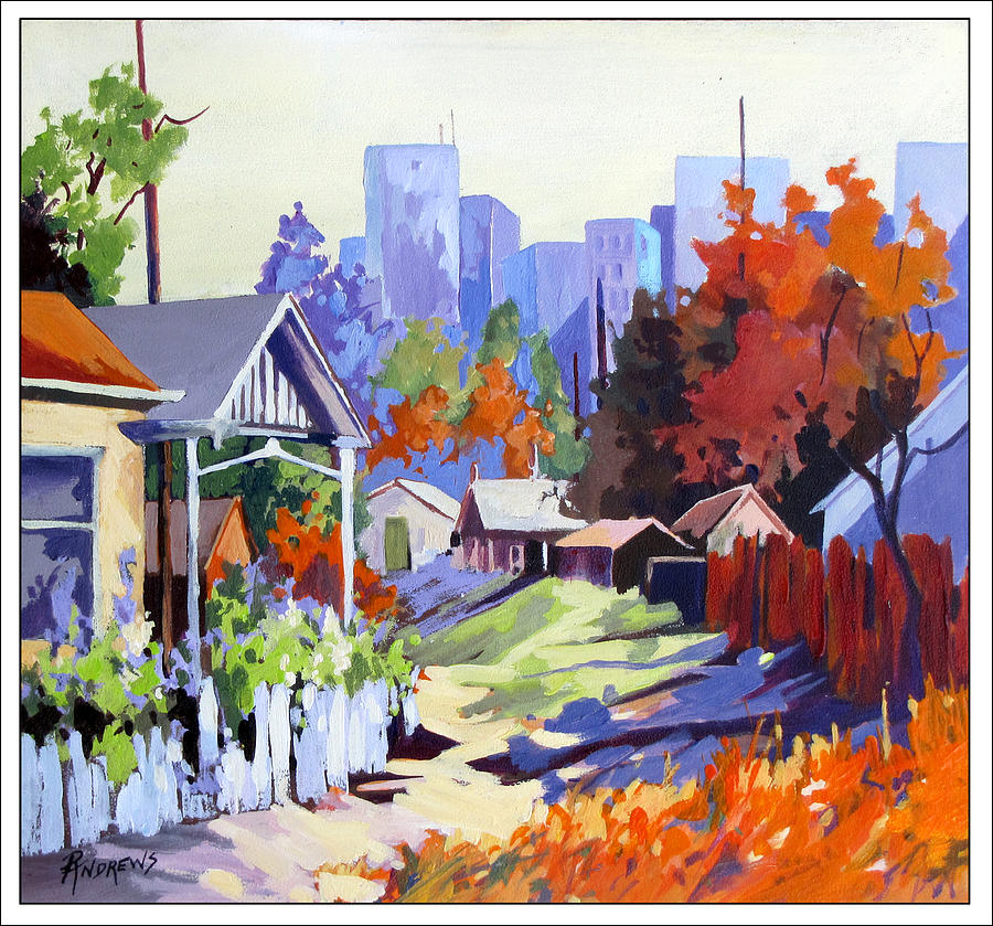 Beyond The City Limits Painting by Rae Andrews