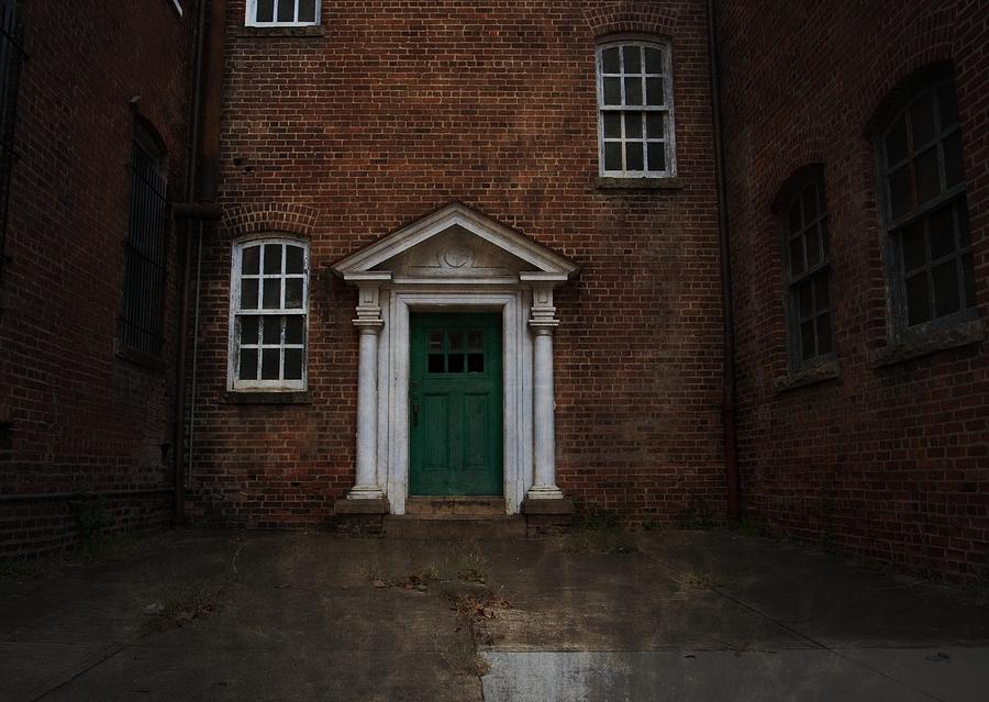Beyond The Green Door Photograph By Rebecca Raybon