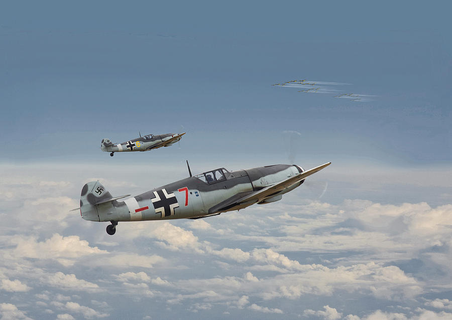 Bf109-G - Honour the Threat Photograph by Pat Speirs