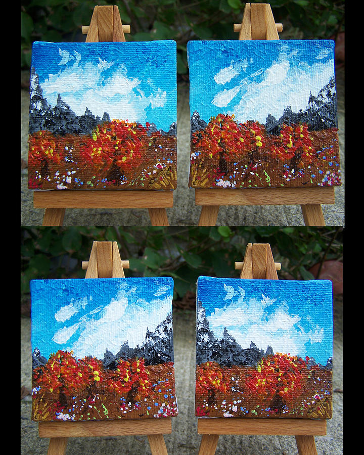 Mountain Painting - Bi Scape by Nino  B