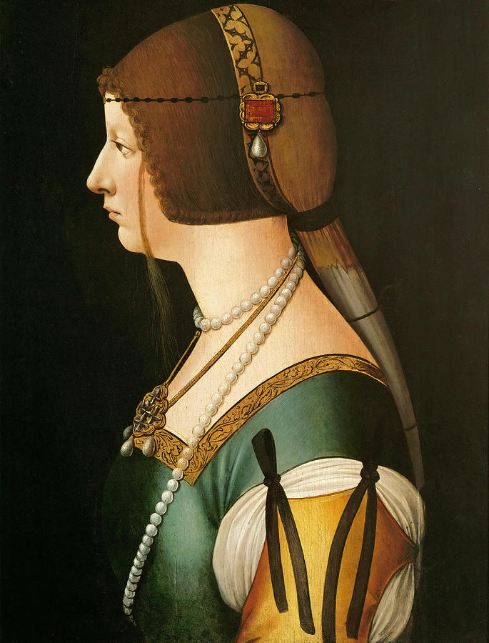 Bianca Maria Sforza Painting by Workshop of Giovanni Ambrogio de Predis