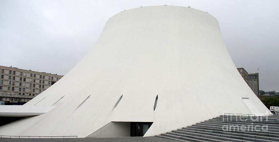 Bibliotheque Oscar Niemeyer 6 Photograph by Randall Weidner