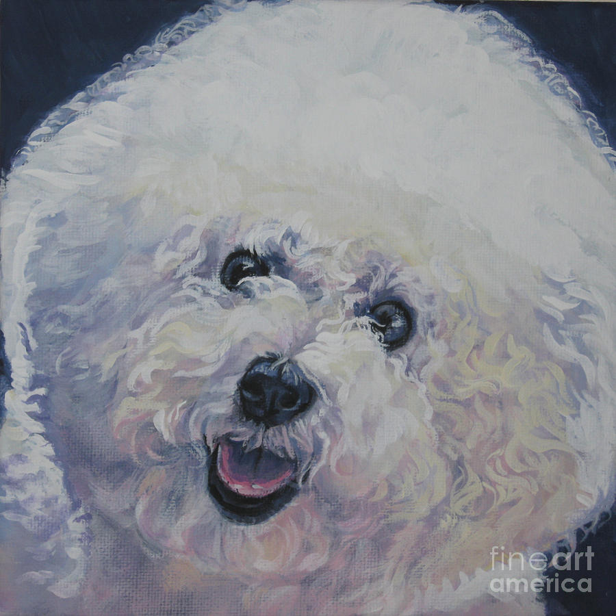 Bichon Frise Painting by Lee Ann Shepard - Fine Art America