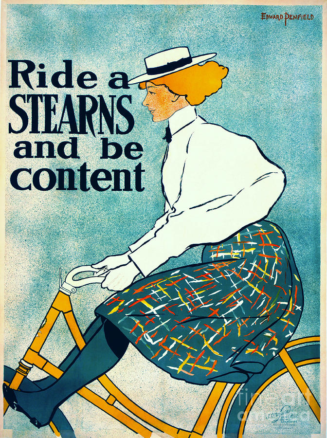 Bicycle Advertisement 1896 Photograph by Padre Art