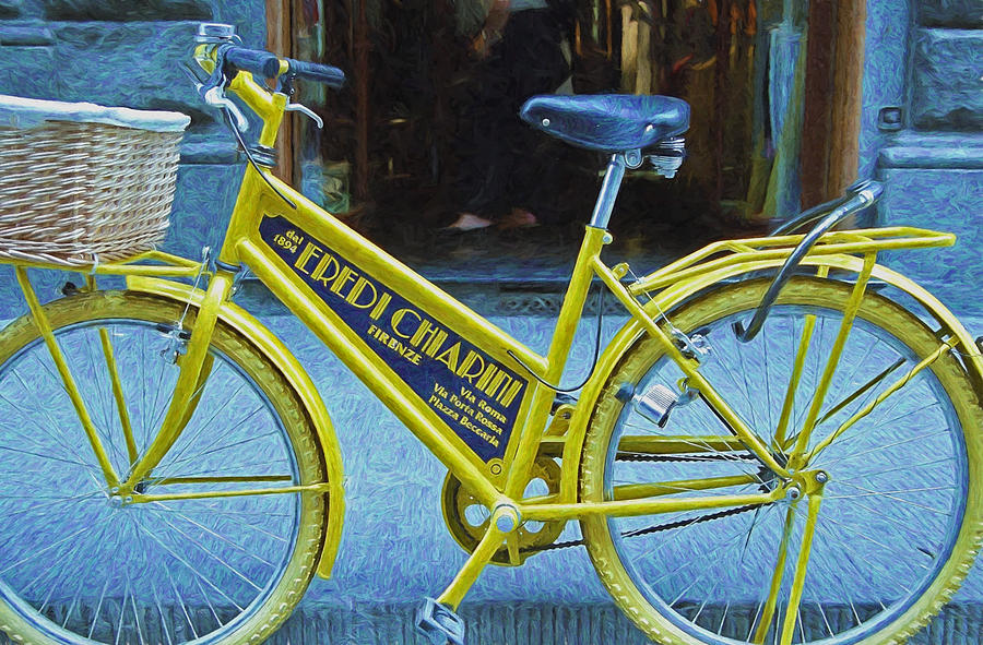 Bicycle Advertising Photograph by Allen Beatty