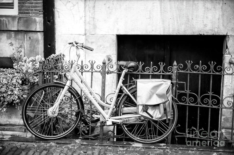 Bicycle Bag in Amsterdam Photograph by John Rizzuto