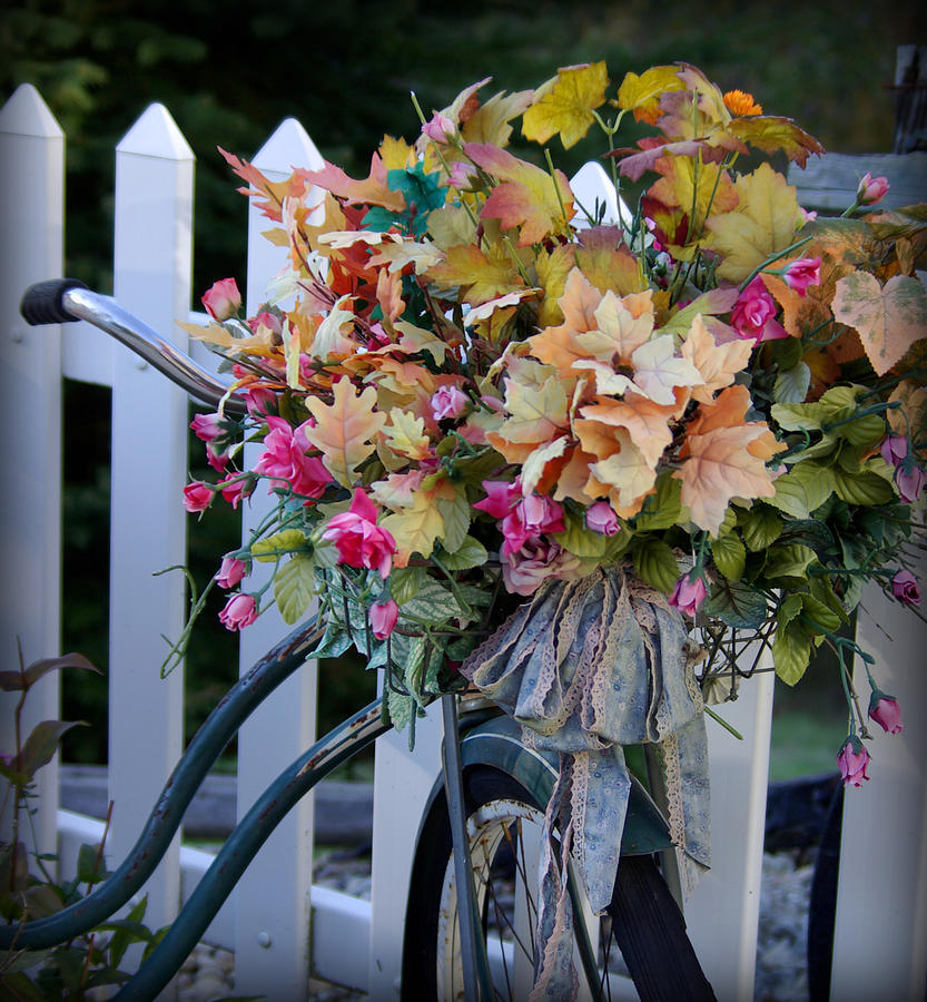 Bicycle Bouquet Photograph by Linda Mishler