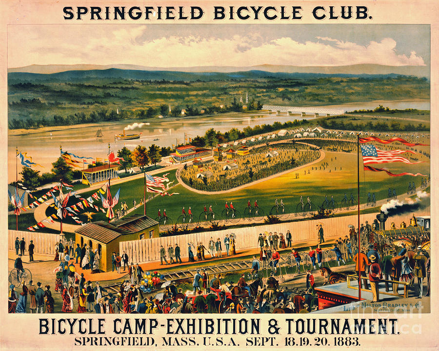 Bicycle Camp 1883 Photograph by Padre Art