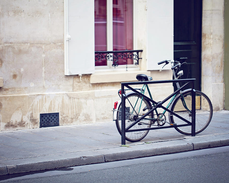 Bicycle in Paris Photograph by Melanie Alexandra Price