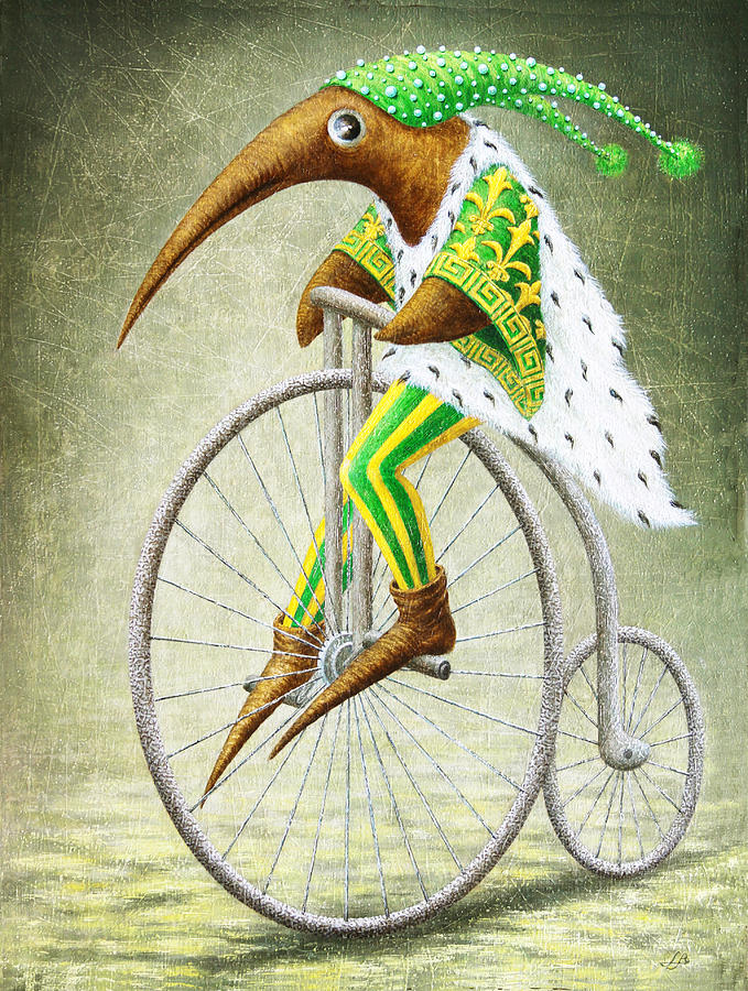 Fantasy Painting - Bicycle by Lolita Bronzini