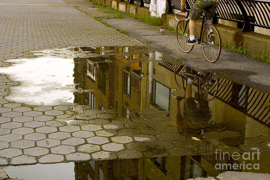 Bicycle Reflections Photograph by Madeline Ellis