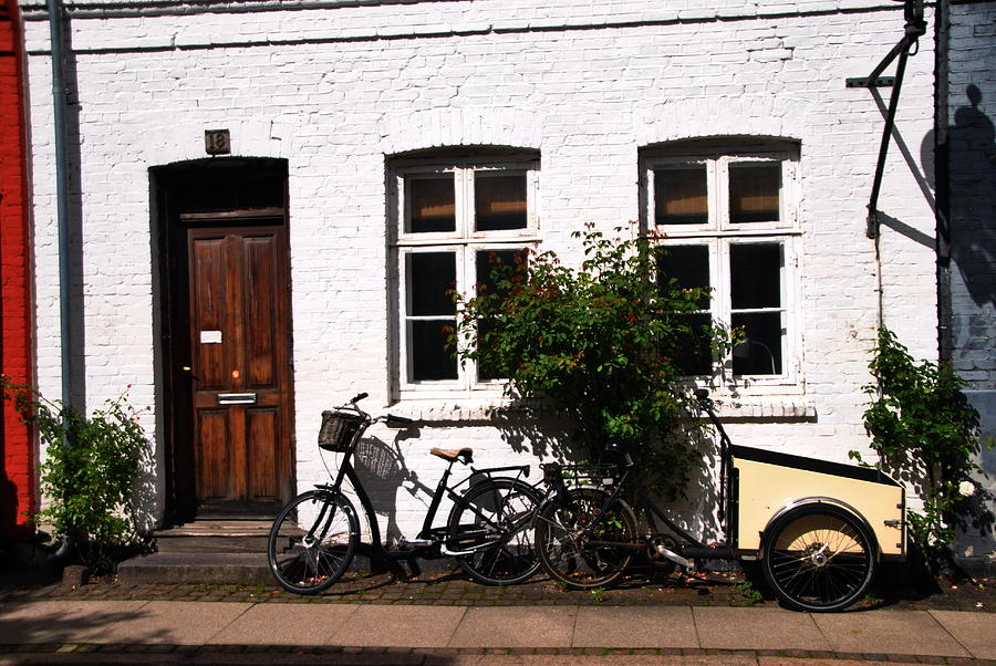 Bicycle Study - Copenhagen Photograph by Jacqueline M Lewis