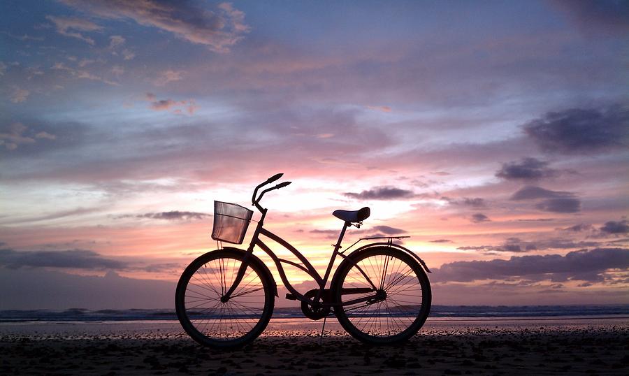 Bicycle Sunset Photograph by Mark Beliveau | Fine Art America