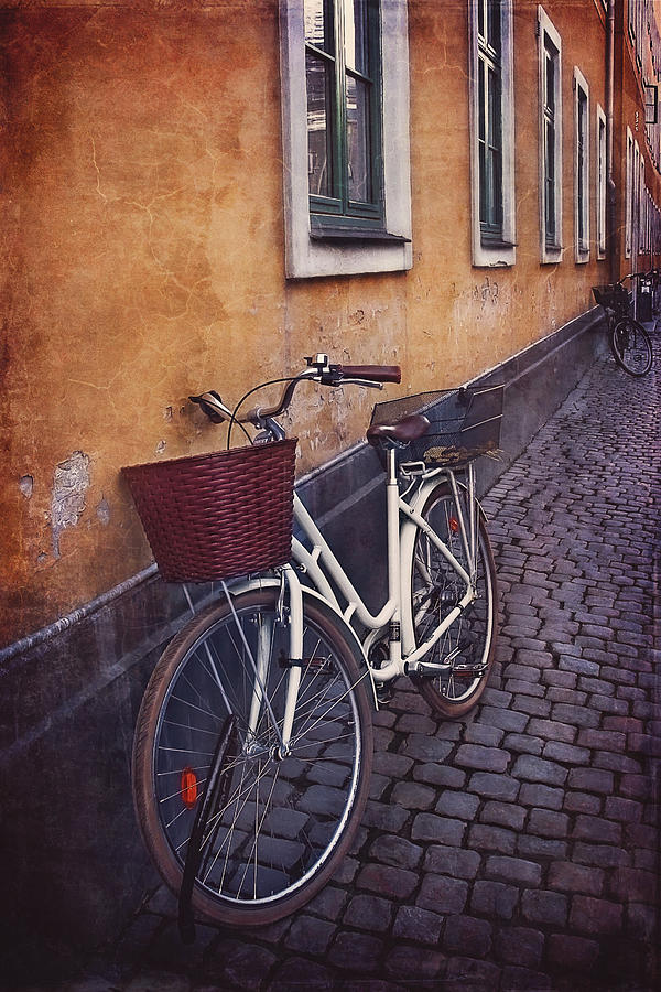 Bicycle With A Basket Photograph