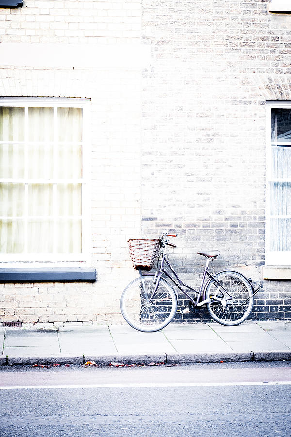 Bicycle With Basket Photograph by David Ridley