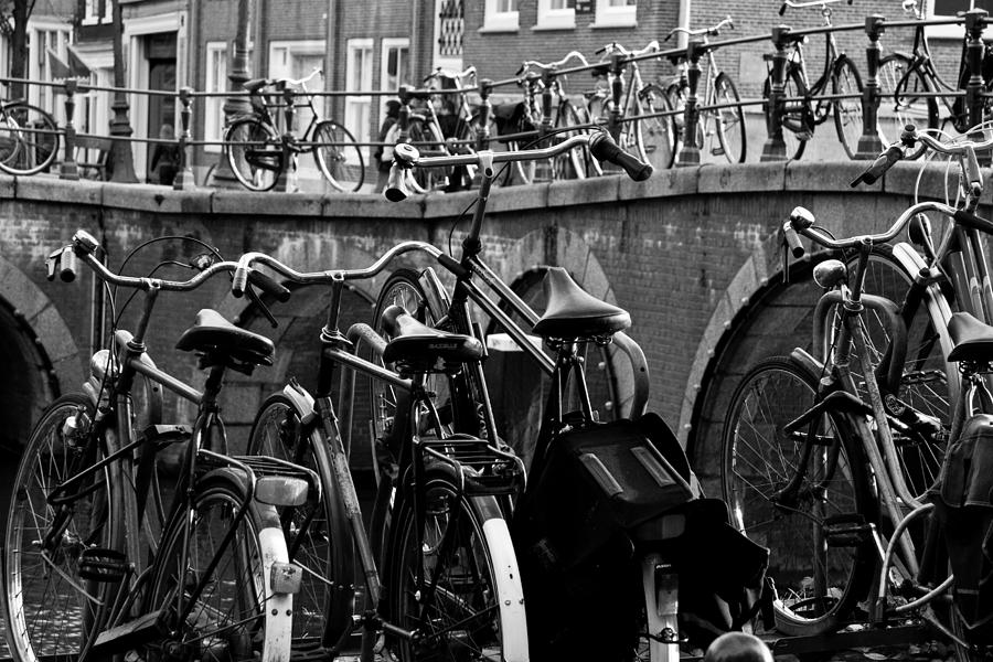 Bicycles in Amsterdam Photograph by John Battaglino - Fine Art America