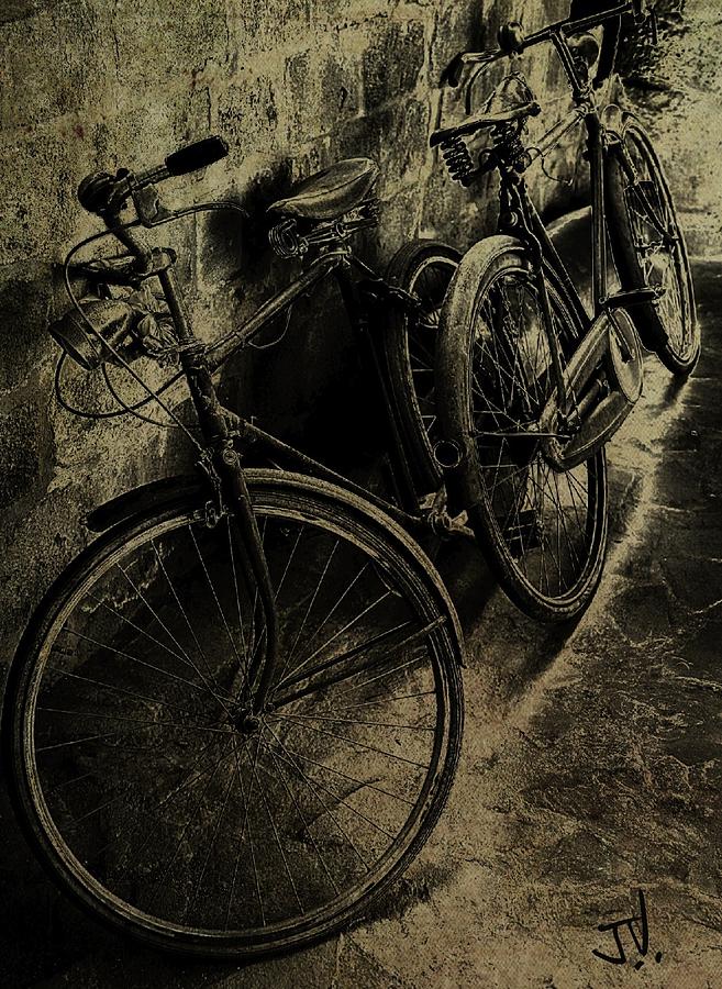 Bicycles in Cyprus Photograph by Jim Vance