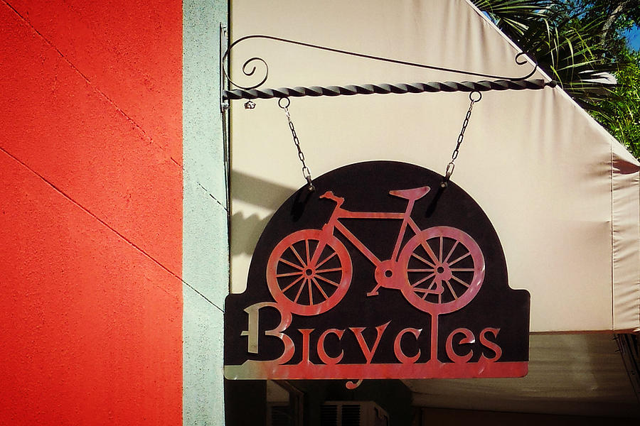 Bicycles Photograph by Valerie Reeves