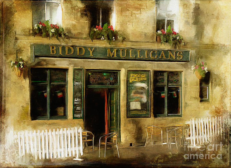 Biddy Mulligans Pub Digital Art by Lois Bryan