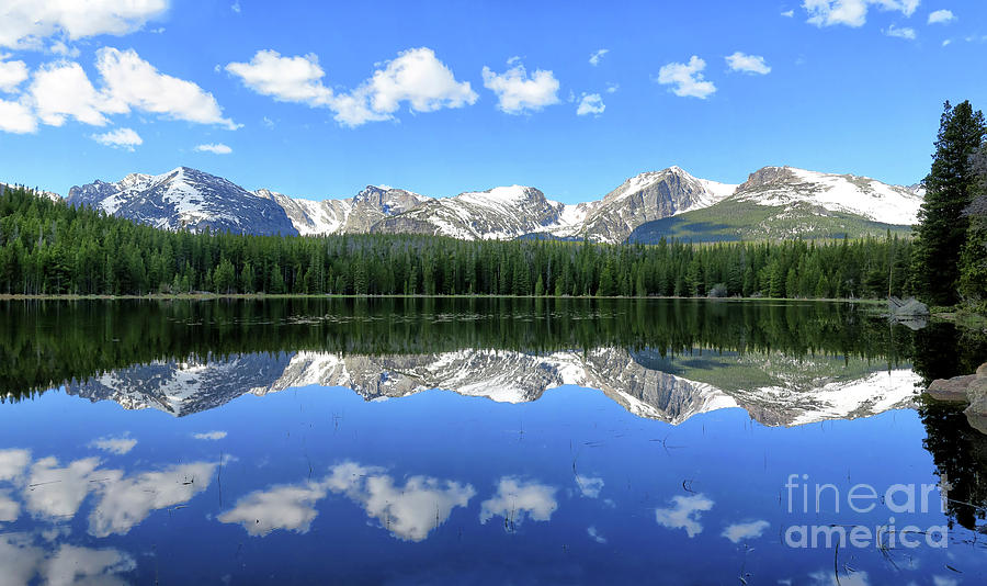 Bierstadt Lake in Rocky Mountain National Park Photograph by Ronda Kimbrow