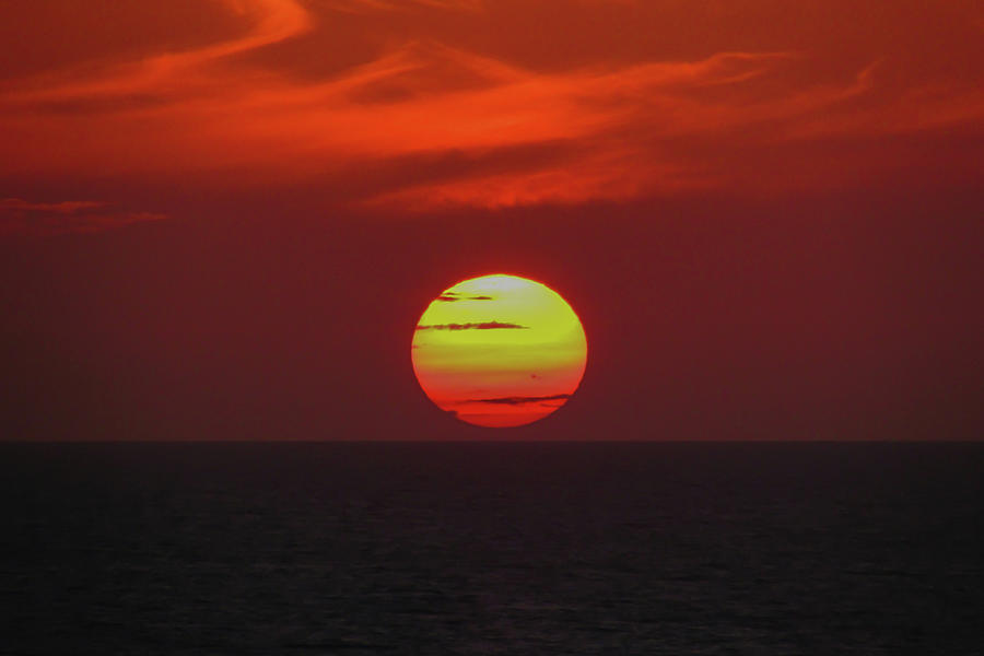Big and Bold Sunset Photograph by Debra Martz