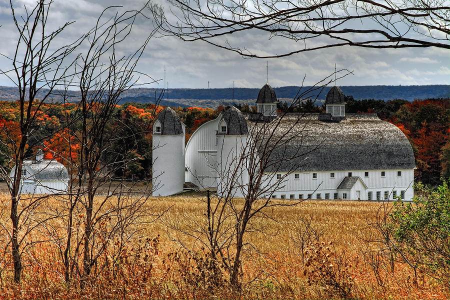 Big And Little Barns Photograph by Richard Gregurich