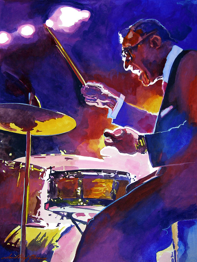 Big Band Ray Painting by David Lloyd Glover