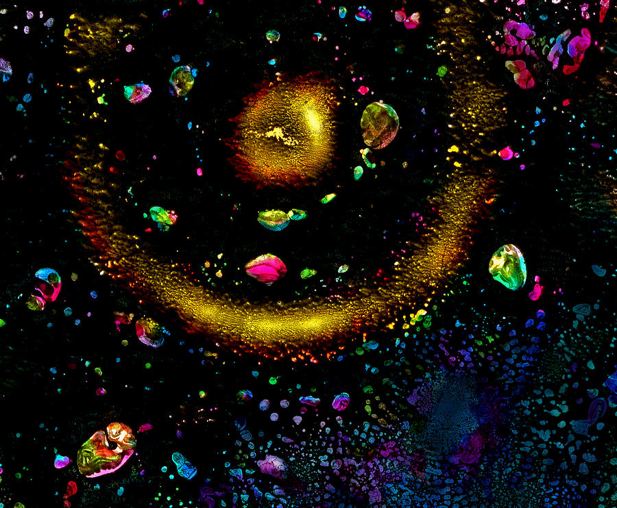 Abstract Painting - Big Bang by Murray Bloom