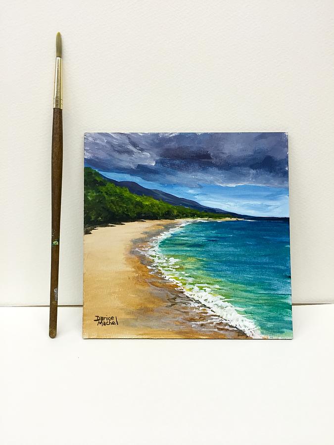 Big Beach Mini Painting by Darice Machel McGuire
