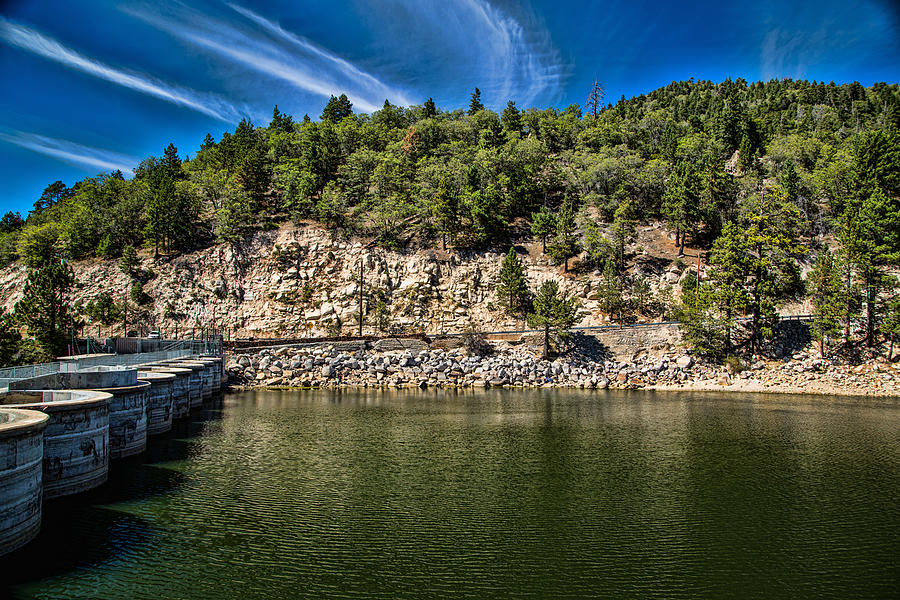 Big Bear Dam Photograph by Janet Aguila Krause - Pixels