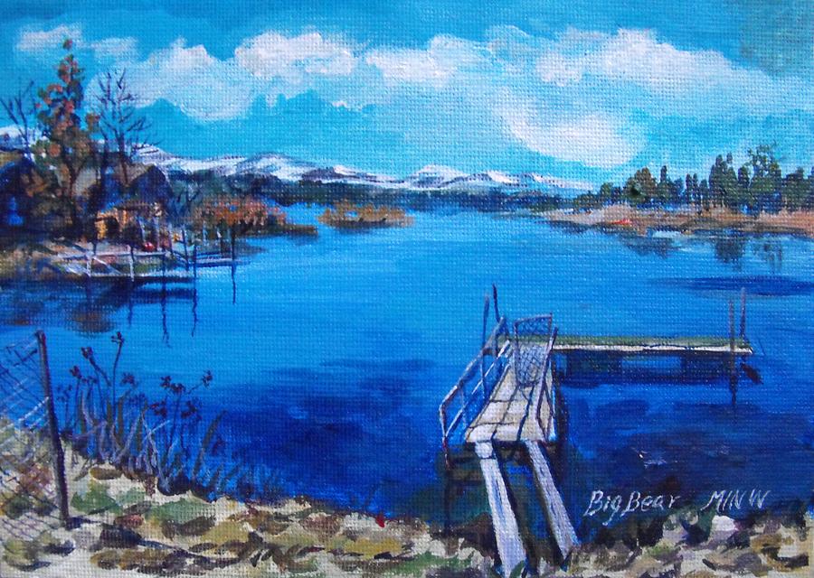 Big Bear Lake 1 Painting by L R B