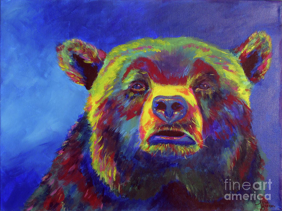 Big Bear Painting by Sara Becker