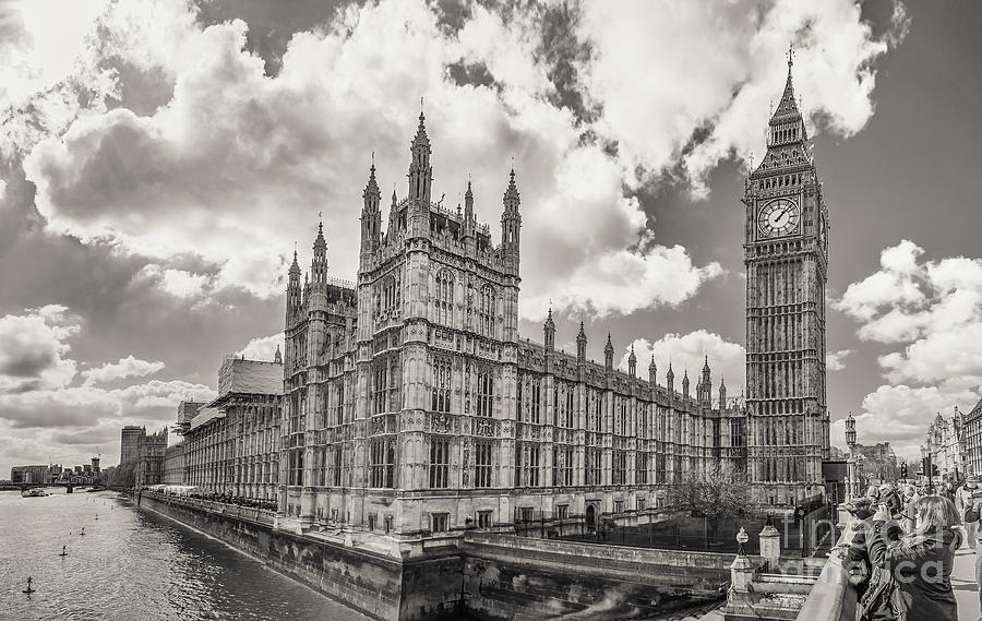 Big Ben And Parliament Building - View From Westminster Bridge Photograph