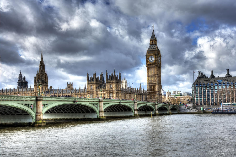 Big Ben and Thames Photograph by Shawn Everhart