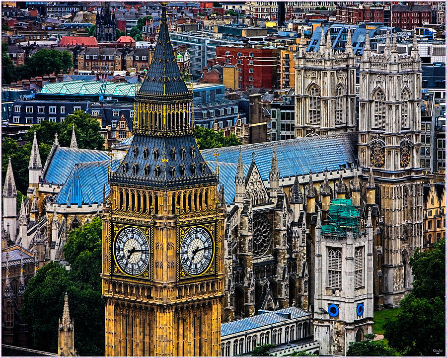 Big Ben and Westminster Abbey Photograph by Chris Lord