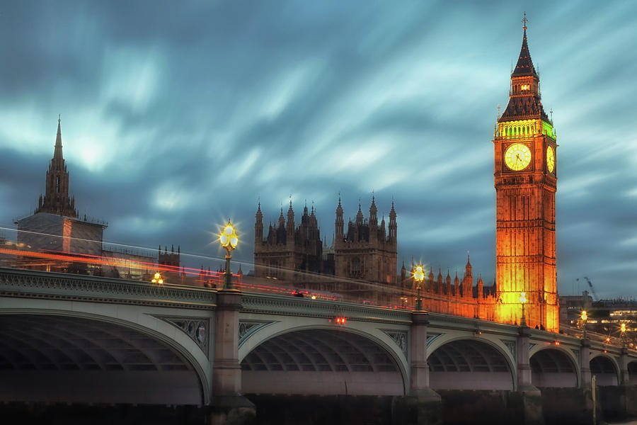 Big Ben and Westminster bridge Photograph by Leighton Collins - Fine ...