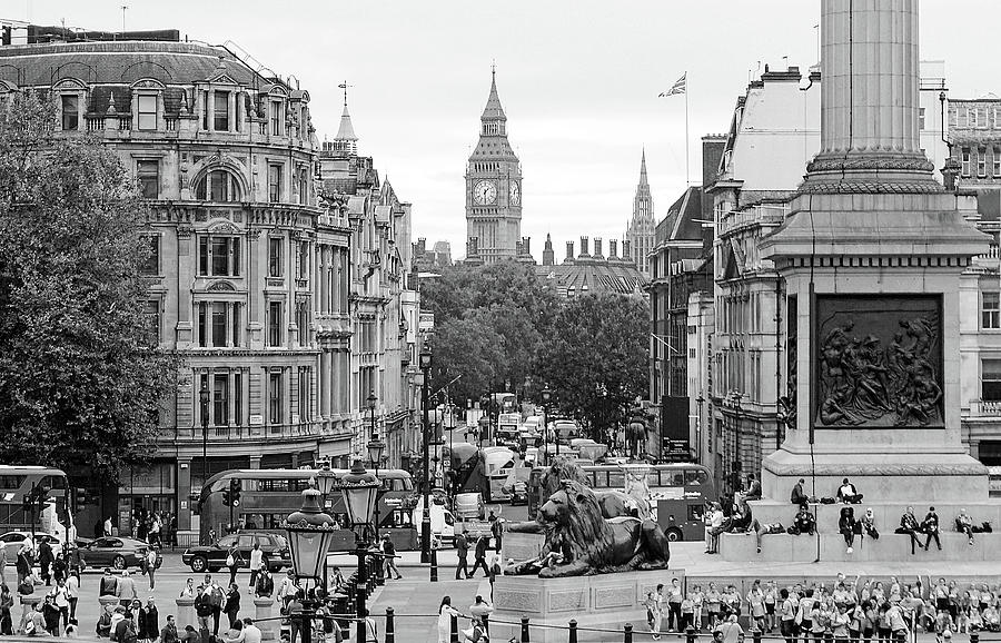 Big Ben From Trafalgar Square Photograph by Joe Winkler