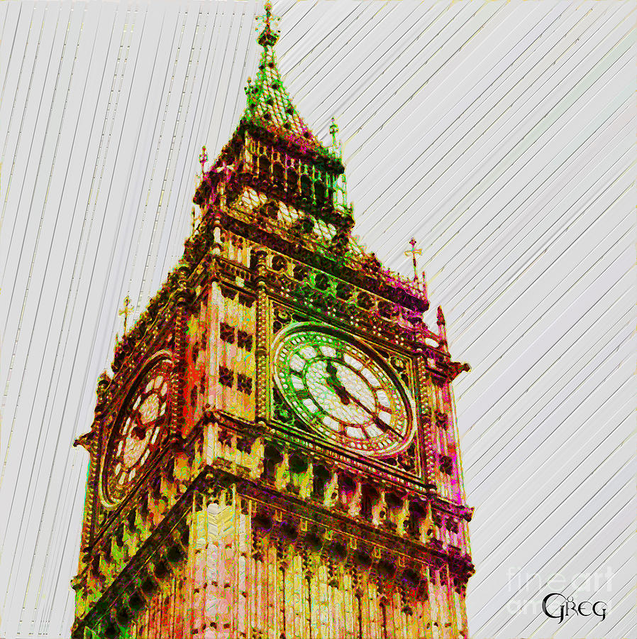 Big ben Digital Art by Greg | Fine Art America