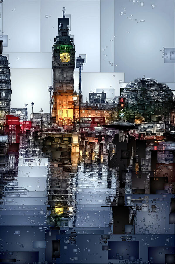 Big Ben London Digital Art by Rafael Salazar